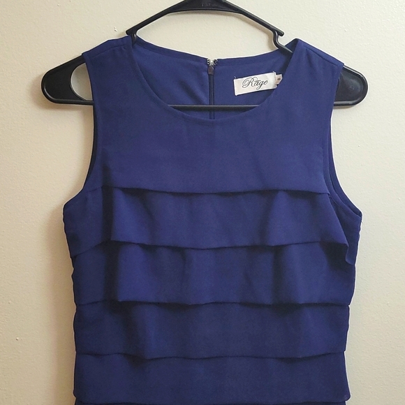 NWOT Madam Rage Blue Layer Dress - Picture 6 of 13